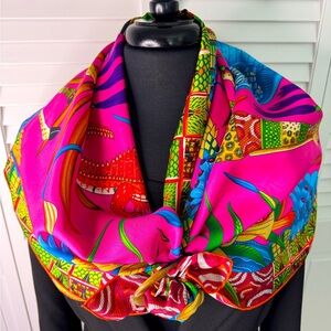 Hermes Silk Scarf